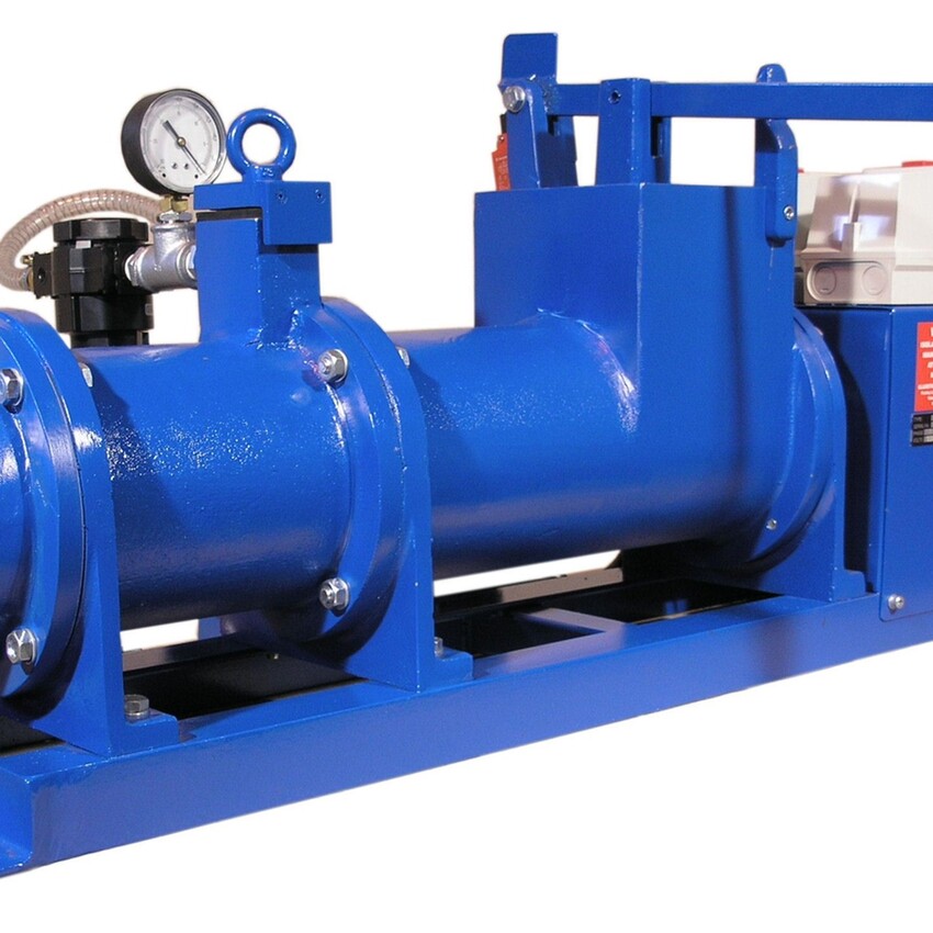 Photograph: De-Airing Pugmill with a 75mm outlet