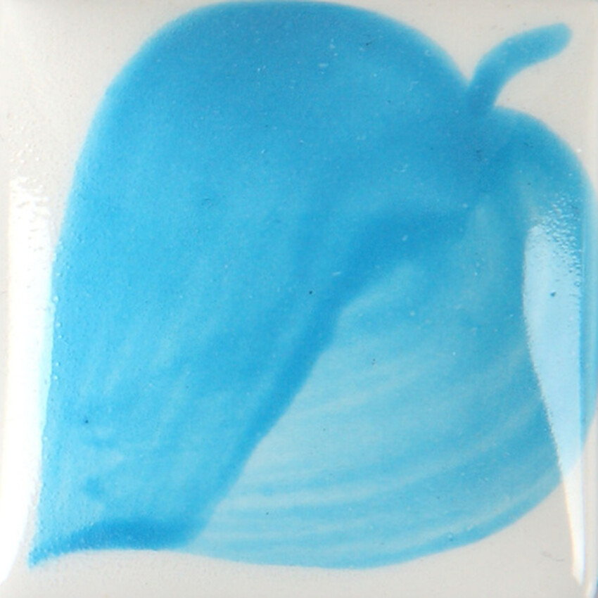 Photograph: Duncan EZ Stroke Brush-On Glaze: Blue Turquoise 1oz