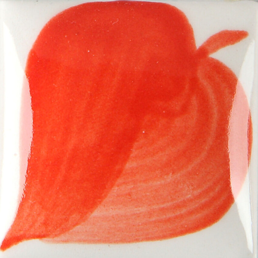 Photograph: Duncan EZ Stroke Brush-On Glaze: Coral Red 1oz