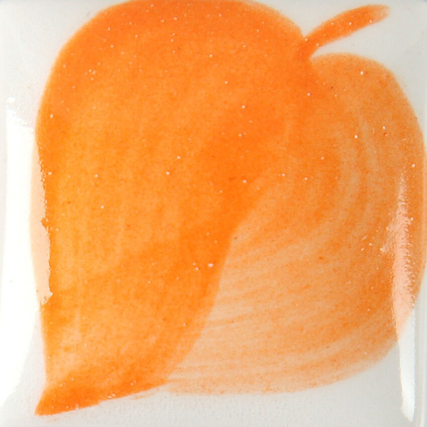 Photograph: Duncan EZ Stroke Brush-On Glaze: Poppy Orange 1oz