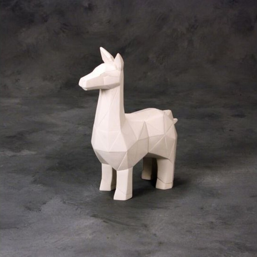 Photograph: Faceted Llama - 7.25L x 3.75W x 9.5