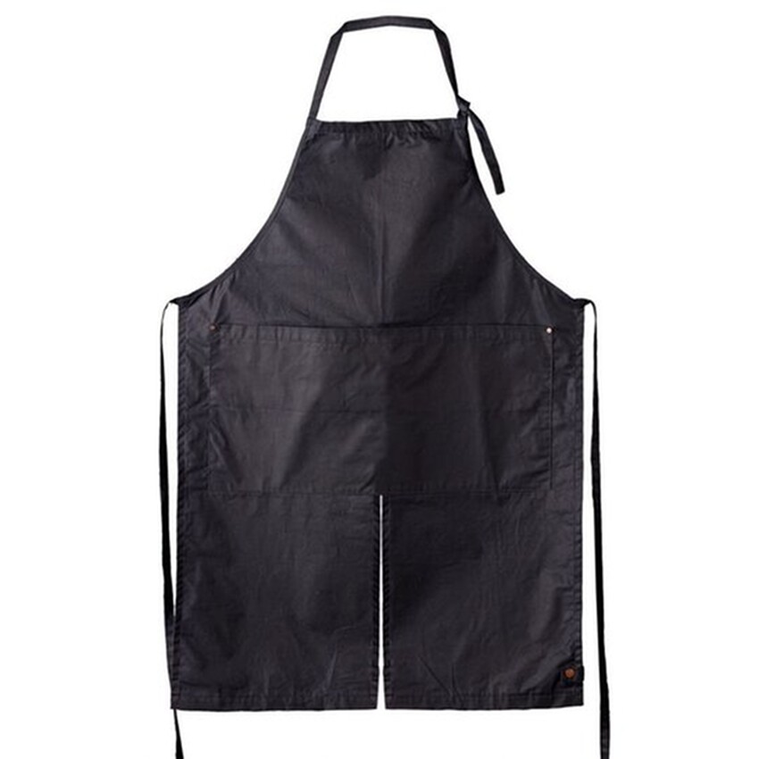Photograph: Fieldware Waxed Cotton Split Bib Apron - Midnight