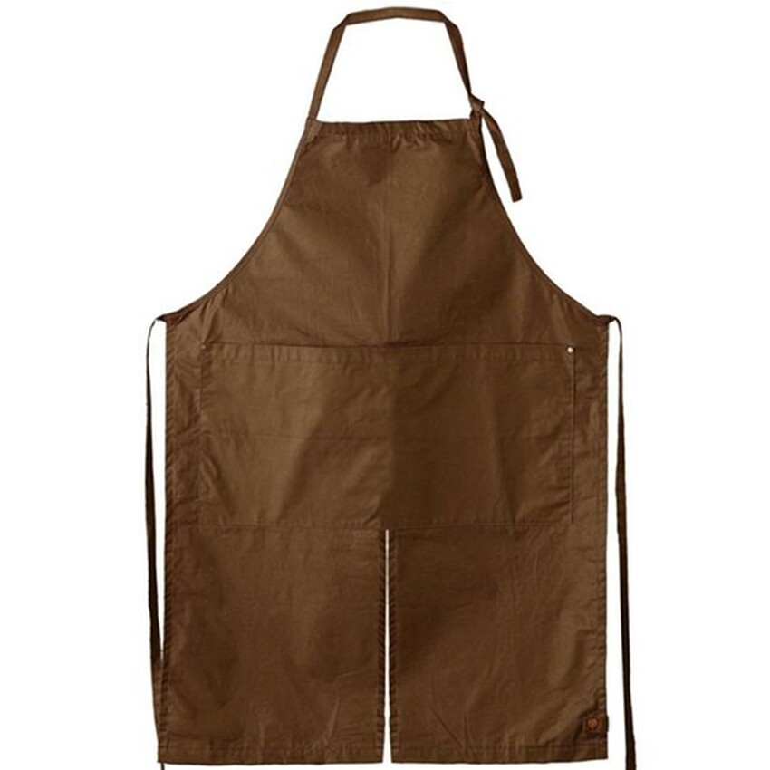 Photograph: Fieldware Waxed Cotton Split Bib Apron - Somerset Oak