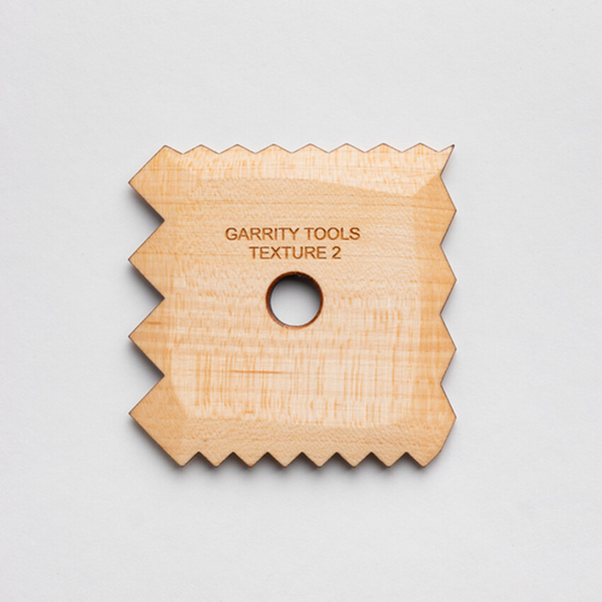 Photograph: Garrity Tools Wooden Texture Tool No.2