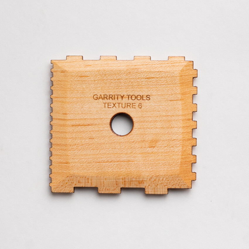 Photograph: Garrity Tools Wooden Texture Tool No.6