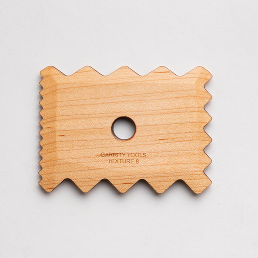 Photograph: Garrity Tools Wooden Texture Tool No.8