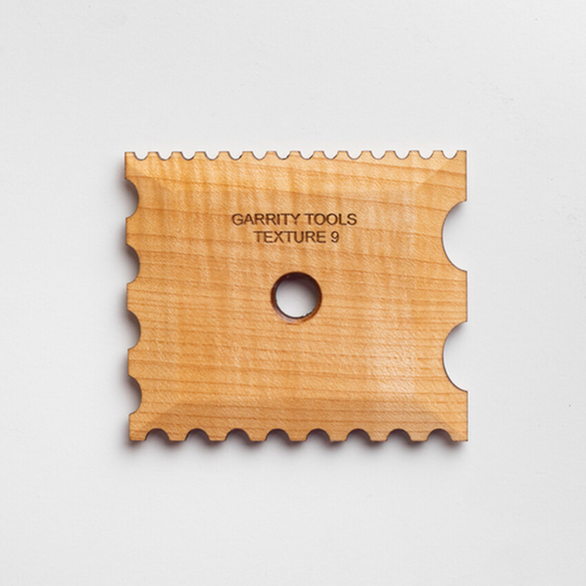 Photograph: Garrity Tools Wooden Texture Tool No.9
