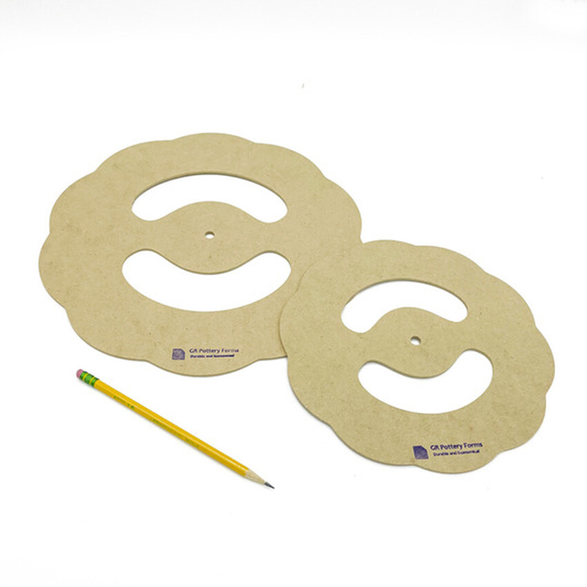 Photograph: GR Pottery Forms: Daisy Rim Template 2pack