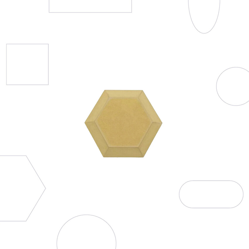 Photograph: GR Pottery Forms: Hexagonal Drape Mould 3.5inch