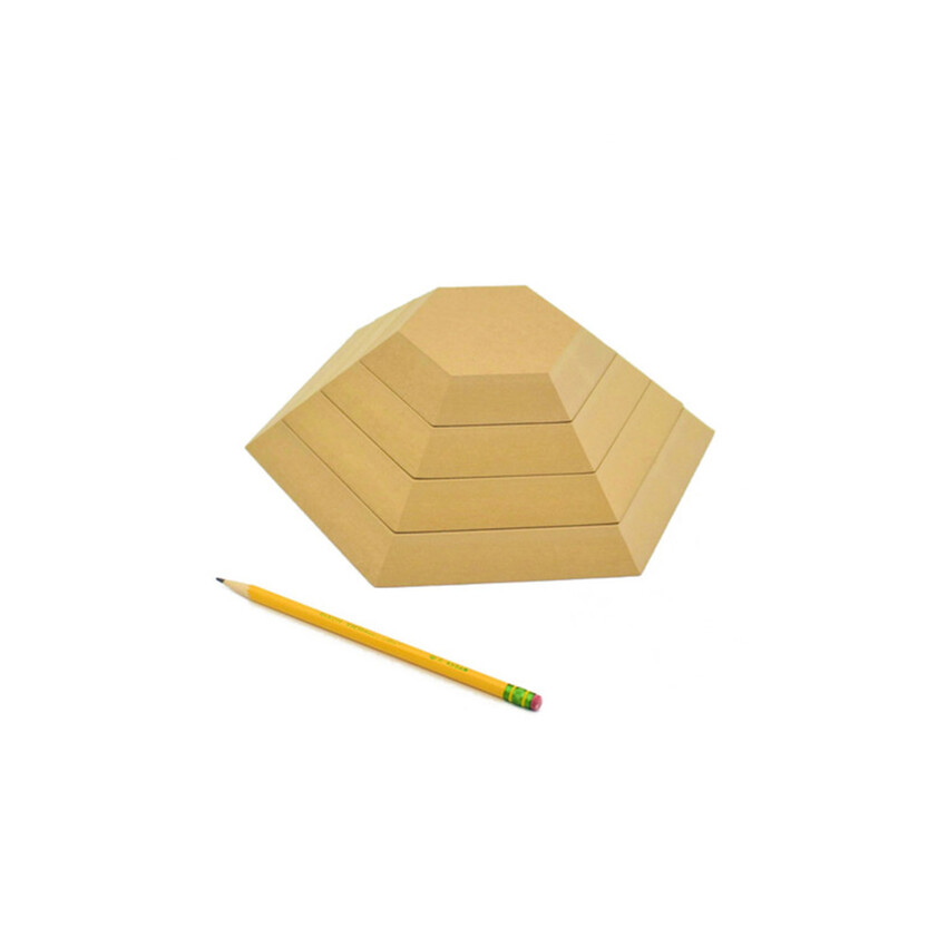 Photograph: GR Pottery Forms: OG Hexagon Stack Pack (4 Piece)