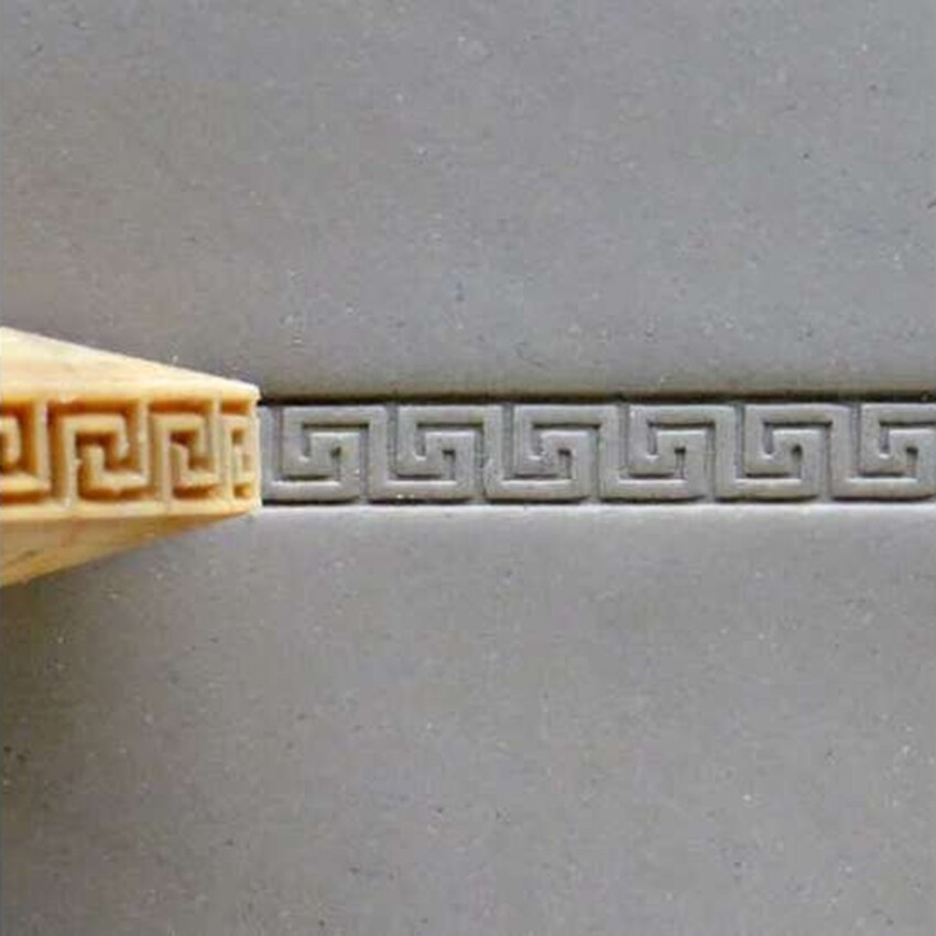 Photograph: Greek Key Square Finger Roller