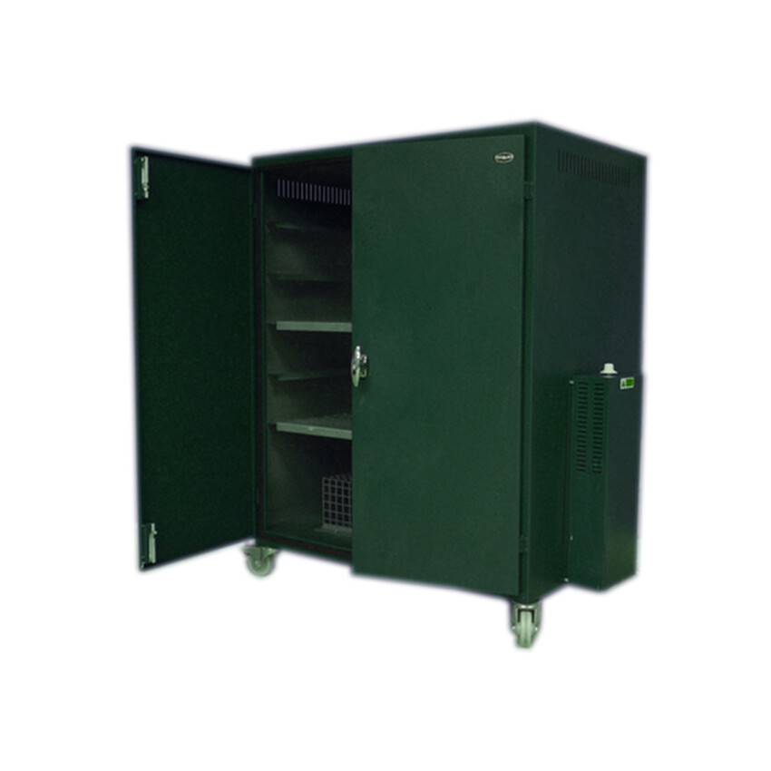 Photograph: Heated Drying Cabinet on Castors. 600h x 610w x 450d