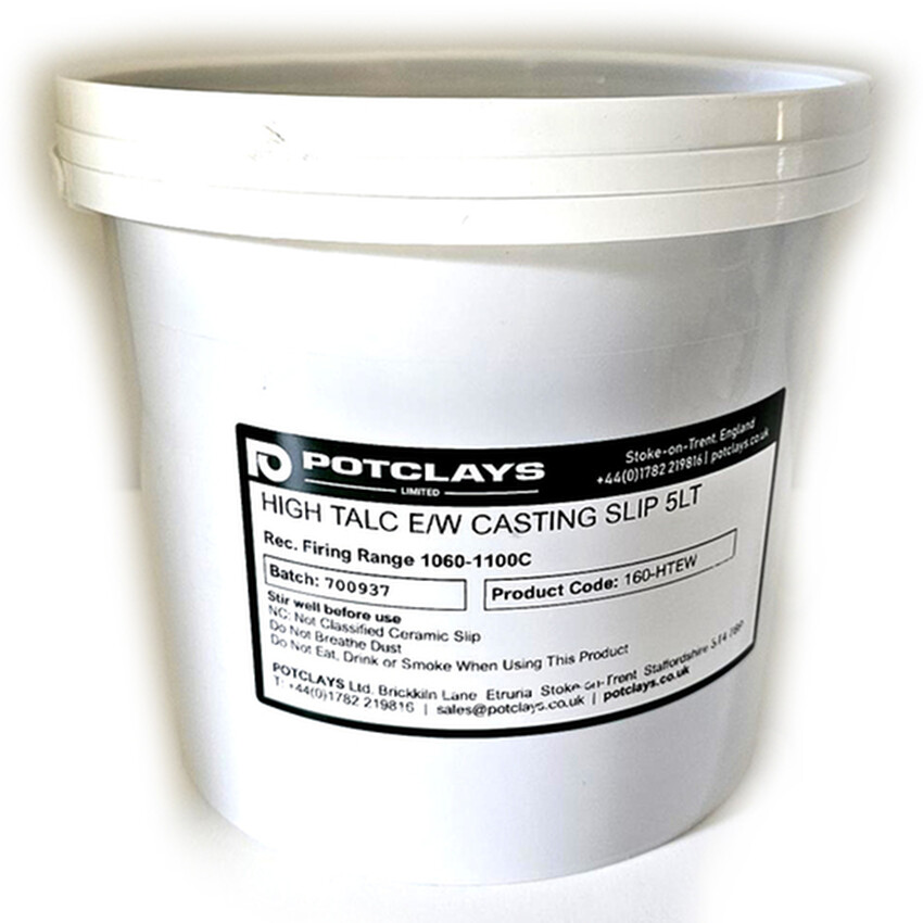 Photograph: High Talc White Earthenware Casting Slip 1060-1100C