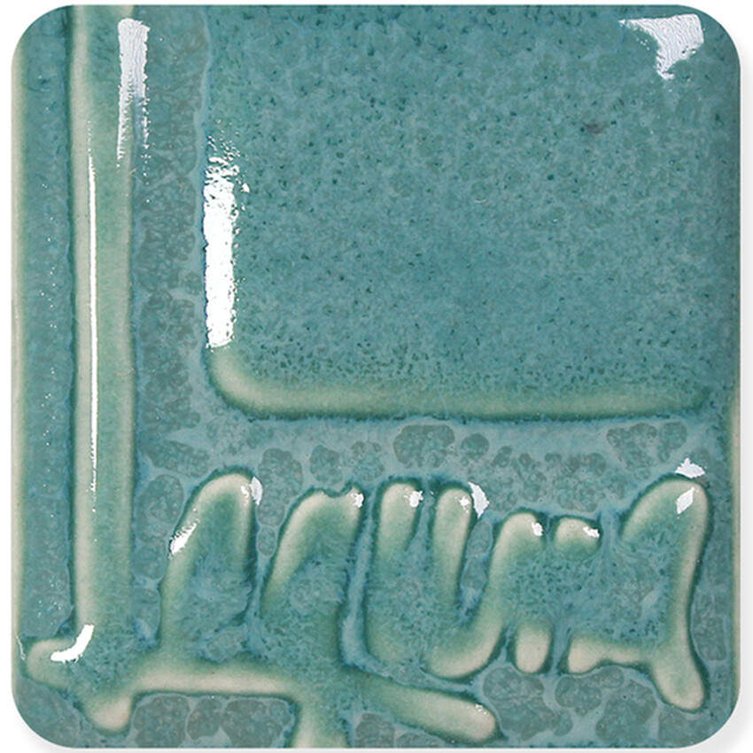 Photograph: Laguna Mystic Cone 5 Brush-On Glaze: Antique Jade 1PT
