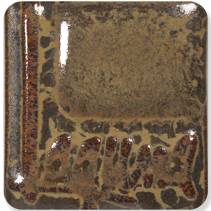 Photograph: Laguna Mystic Cone 5 Brush-On Glaze: Chocolate Mesa 1PT