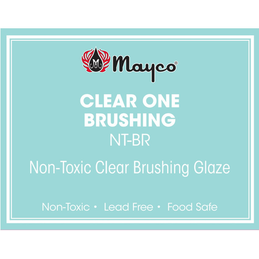 Photograph: Mayco Clear One - Brushing (1 USGallon/3.79lt)