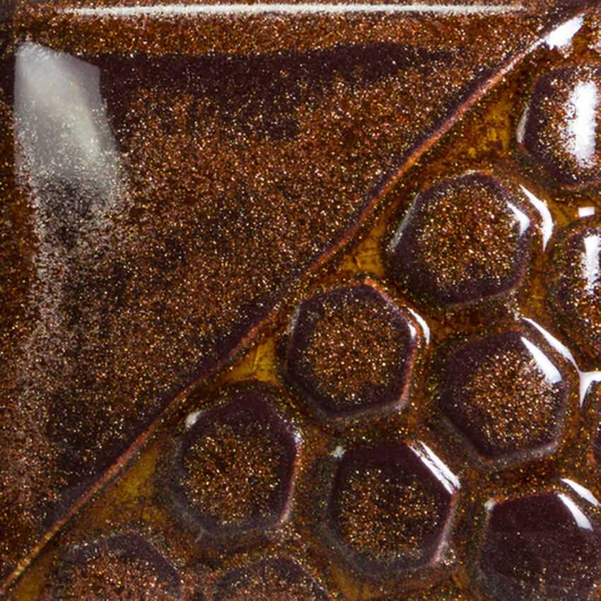 Photograph: Mayco Elements Brush-On Glaze: Copp.Adventurine 118ml
