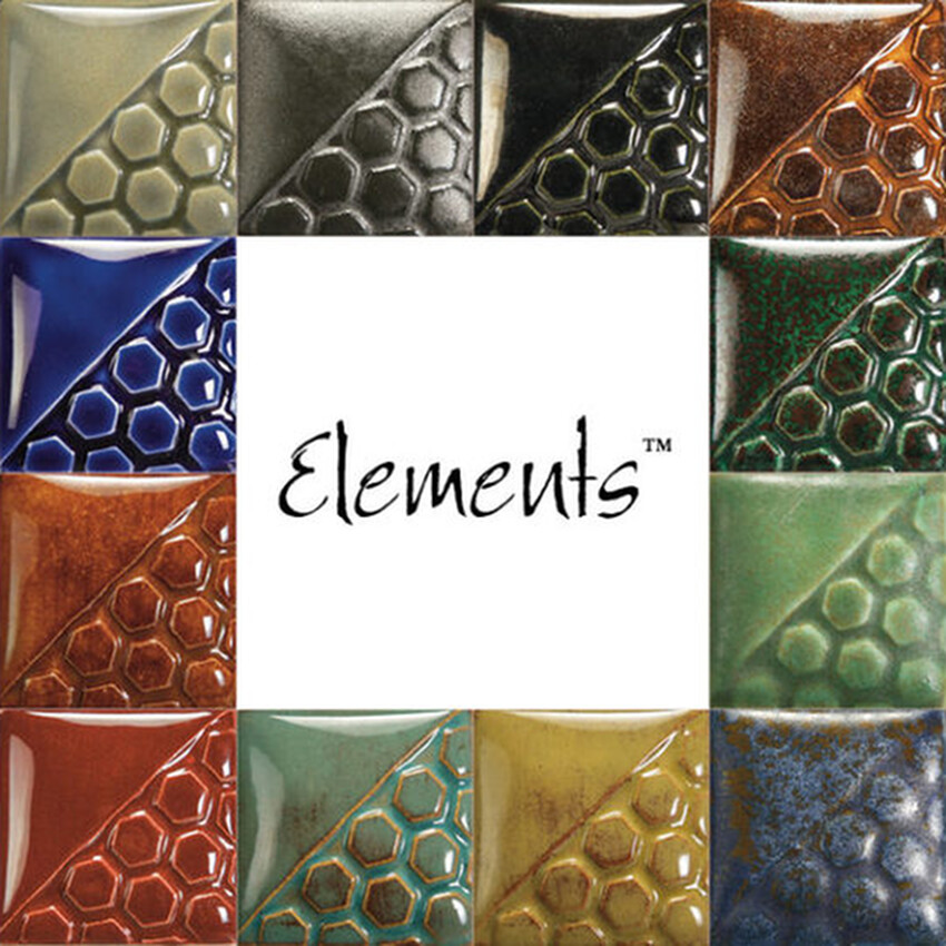 Photograph: Mayco Elements Brush-On Glaze: Elements Kit 473ml