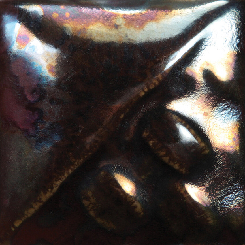 Photograph: Mayco Raku Brush-On Glaze: Black Metallic 473ml