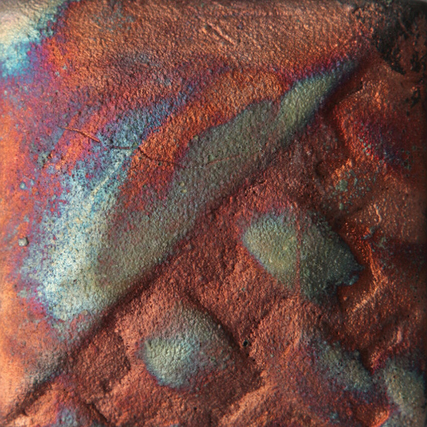 Photograph: Mayco Raku Brush-On Glaze: Peacock Matte 473ml