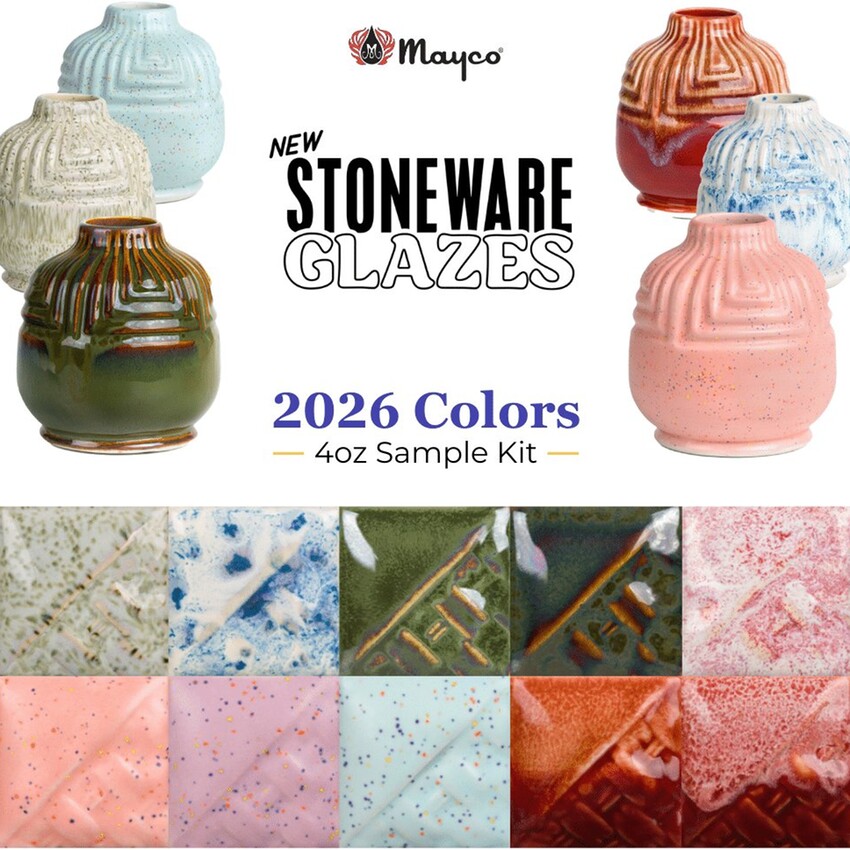Photograph: Mayco Stoneware 2026 Glaze Kit 4oz