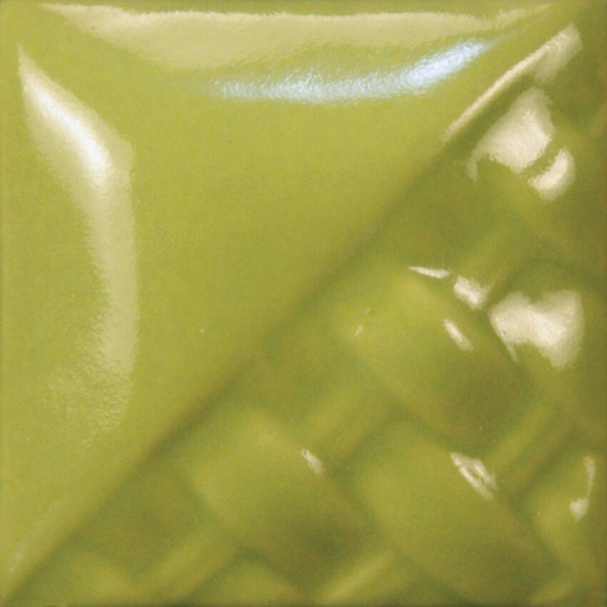 Photograph: Mayco Stoneware Brush-On: Bright Green Gloss 473ml