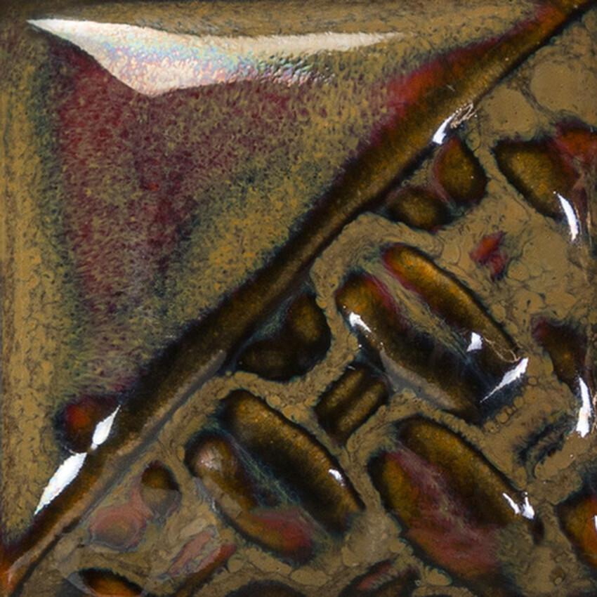 Photograph: Mayco Stoneware Brush-On: Tiger's Eye 473ml