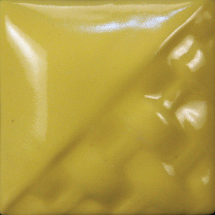 Photograph: Mayco Stoneware Brush-On: Yellow Gloss 473ml