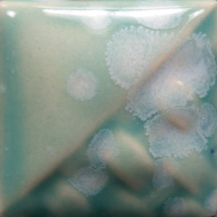 Photograph: Mayco Stoneware Crystal Brush-On: Celadon Bloom 473ml