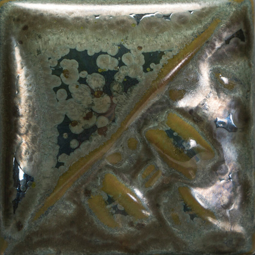 Photograph: Mayco Stoneware Crystal Brush-On: Speckled Toad 473ml