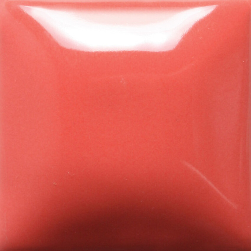 Photograph: Mayco Stroke & Coat Brush-On Glaze: Cutie Pie Coral 473M