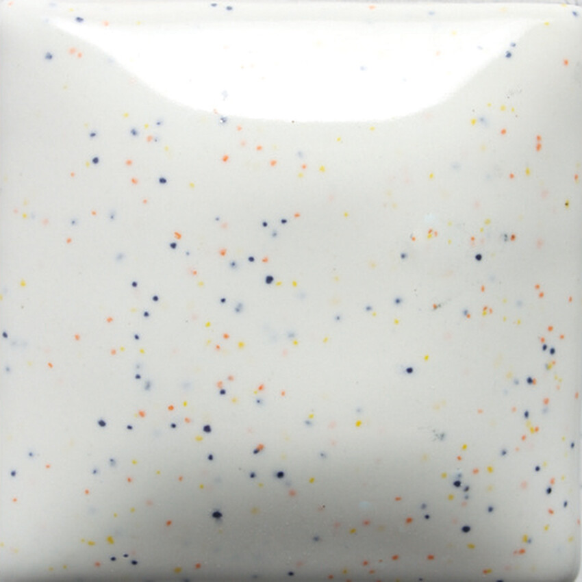 Photograph: Mayco Stroke & Coat Speckled Brush-On Glaze: Cotton Tail 473ML
