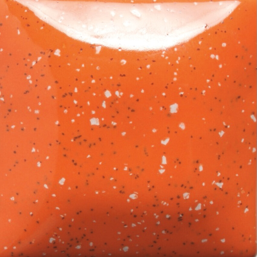 Photograph: Mayco Stroke & Coat Speckled Brush-On Glaze: Orange-A-Peel 473ML