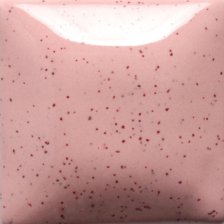 Photograph: Mayco Stroke & Coat Speckled Brush-On Glaze: Pink-A-Boo 473ML