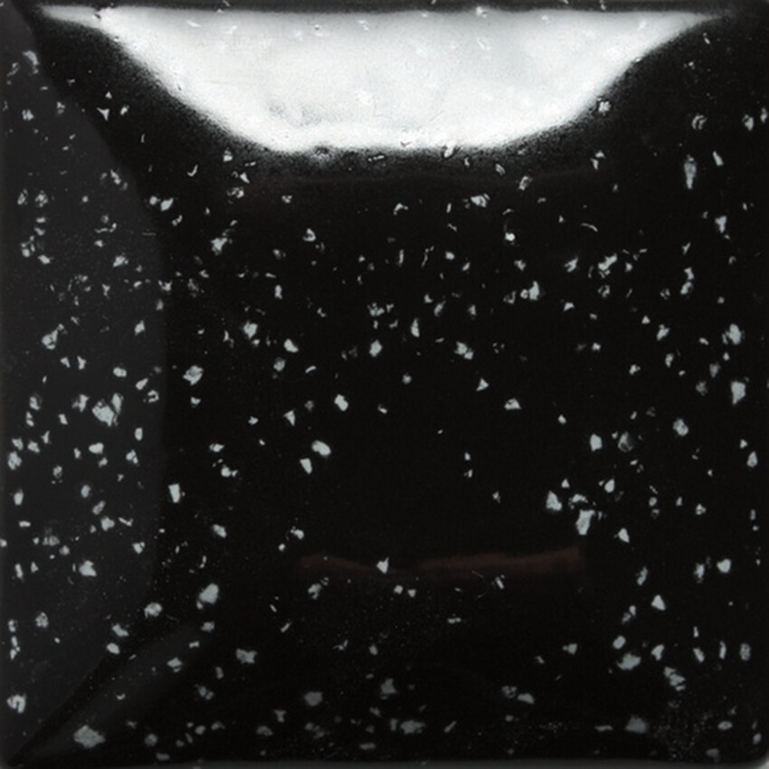 Photograph: Mayco Stroke & Coat Speckled Brush-On Glaze: Tuxedo 59ML
