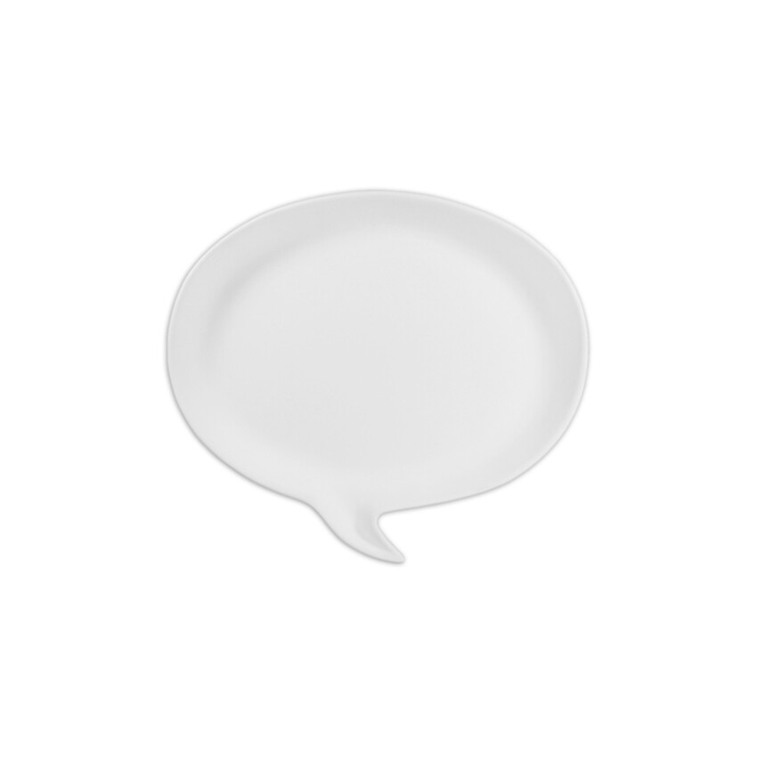 Photograph: Message Me Plate: 8 x 7 - decorative