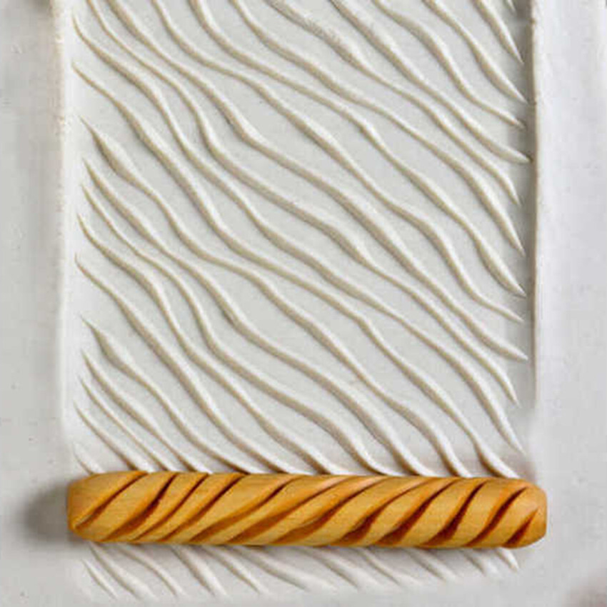 Photograph: MKM 10cm HandRoller Design 18. Zebra.