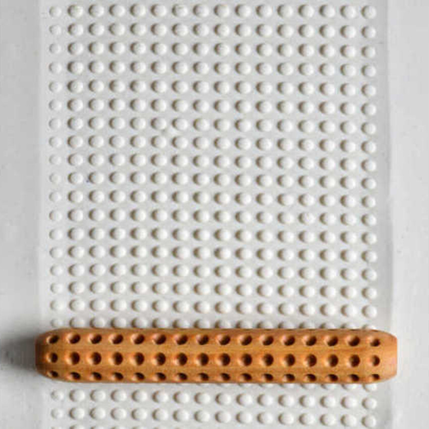 Photograph: MKM 10cm HandRoller Design 58. Dots.