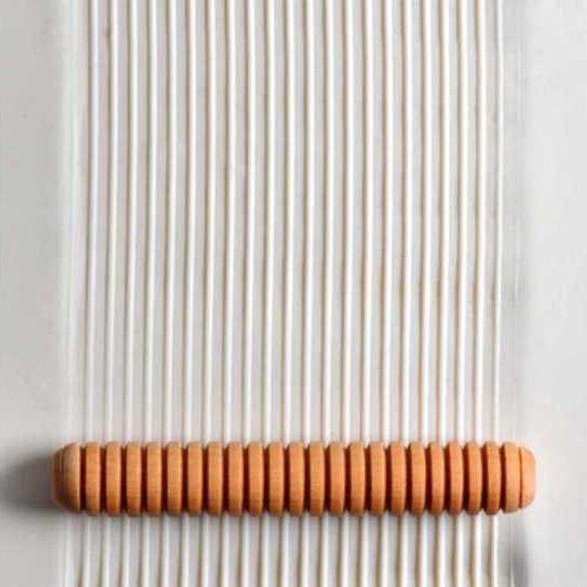 Photograph: MKM 10cm HandRoller Design 73. Vertical Lines.