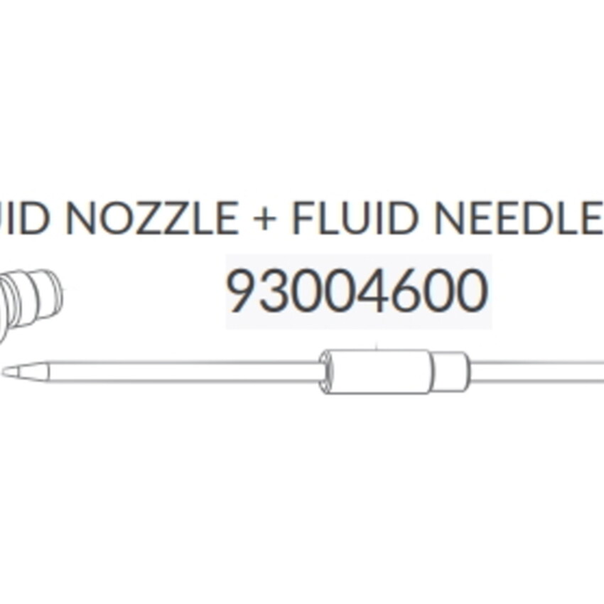 Photograph: Nozzle & Needle Set for Air Gunsa Spray Gun