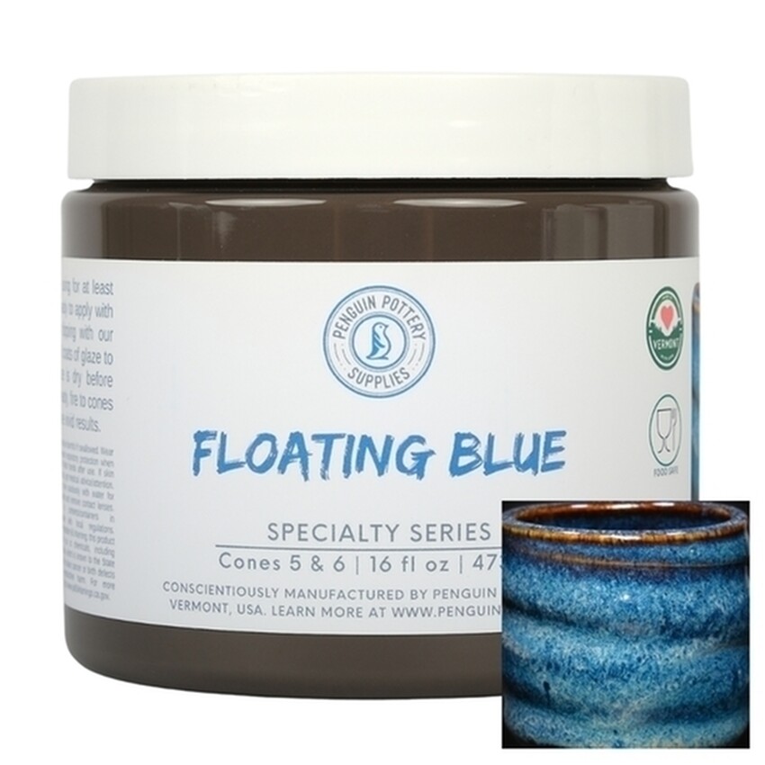Photograph: Penguin Speciality ^5-6 Glaze: Floating Blue 473ml