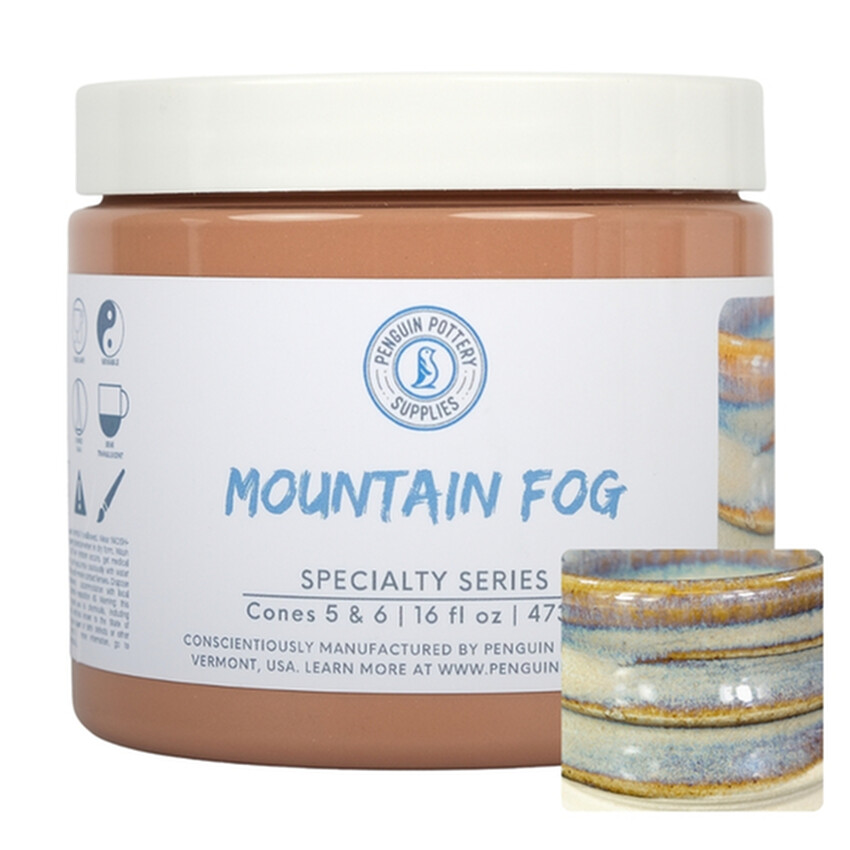 Photograph: Penguin Speciality ^5-6 Glaze: Mountain Fog 473ml