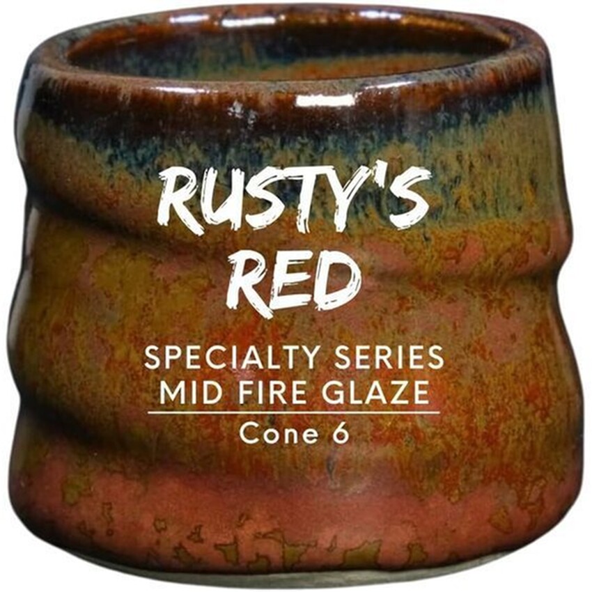 Photograph: Penguin Speciality ^5-6 Glaze: Rusty's Red 473ml
