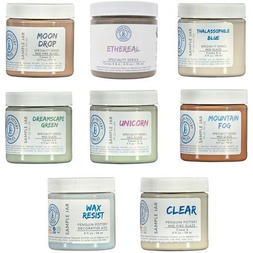 Photograph: Penguin Speciality ^5-6 Glaze Set #3 8x 118ml