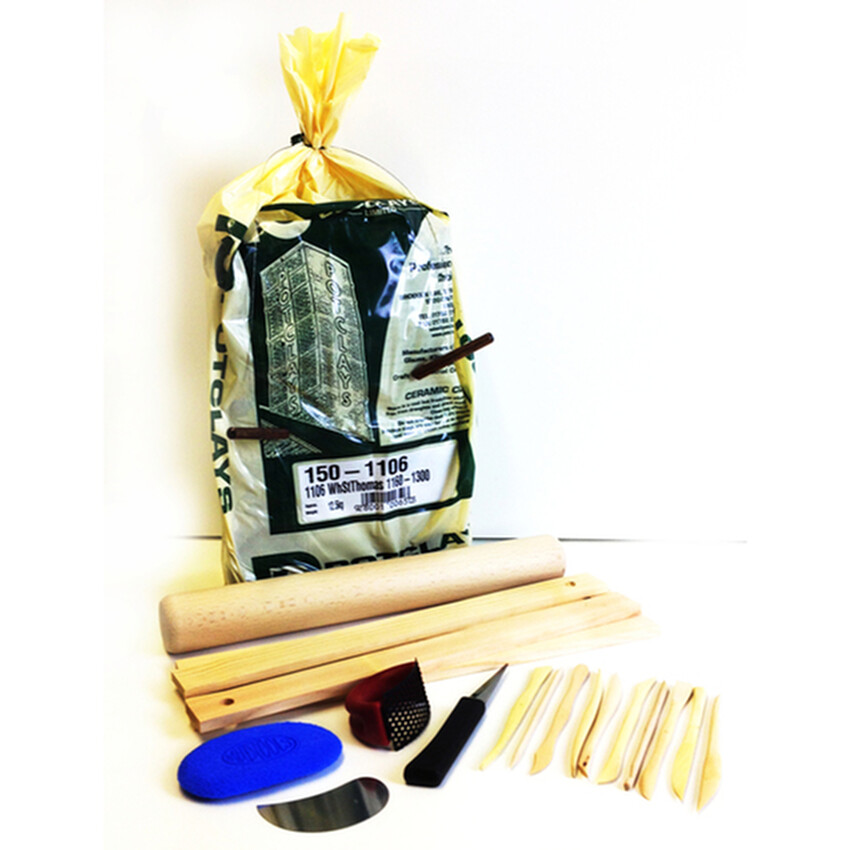 Photograph: Pottery Starter Kit: Handbuilding