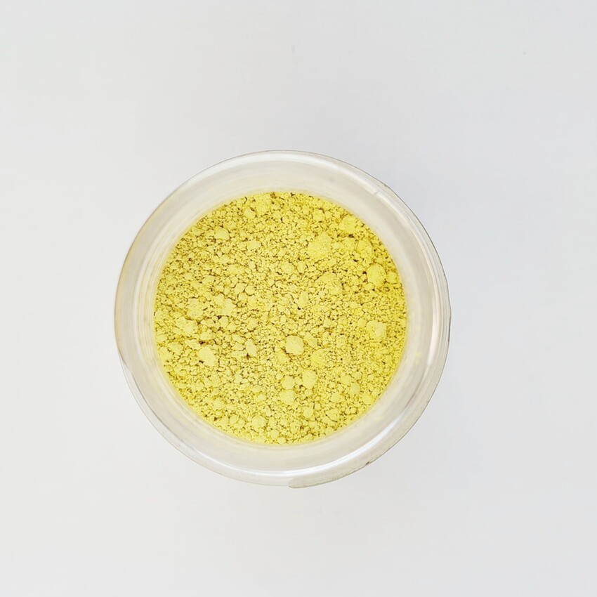 Photograph: Powdered Overglaze: Buttercup