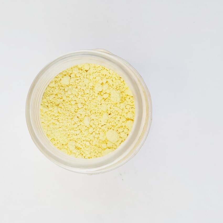 Photograph: Powdered Overglaze: Lemon Yellow
