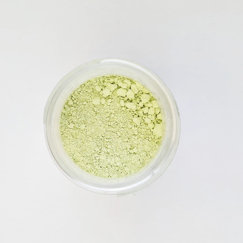 Photograph: Powdered Overglaze: Lime Green