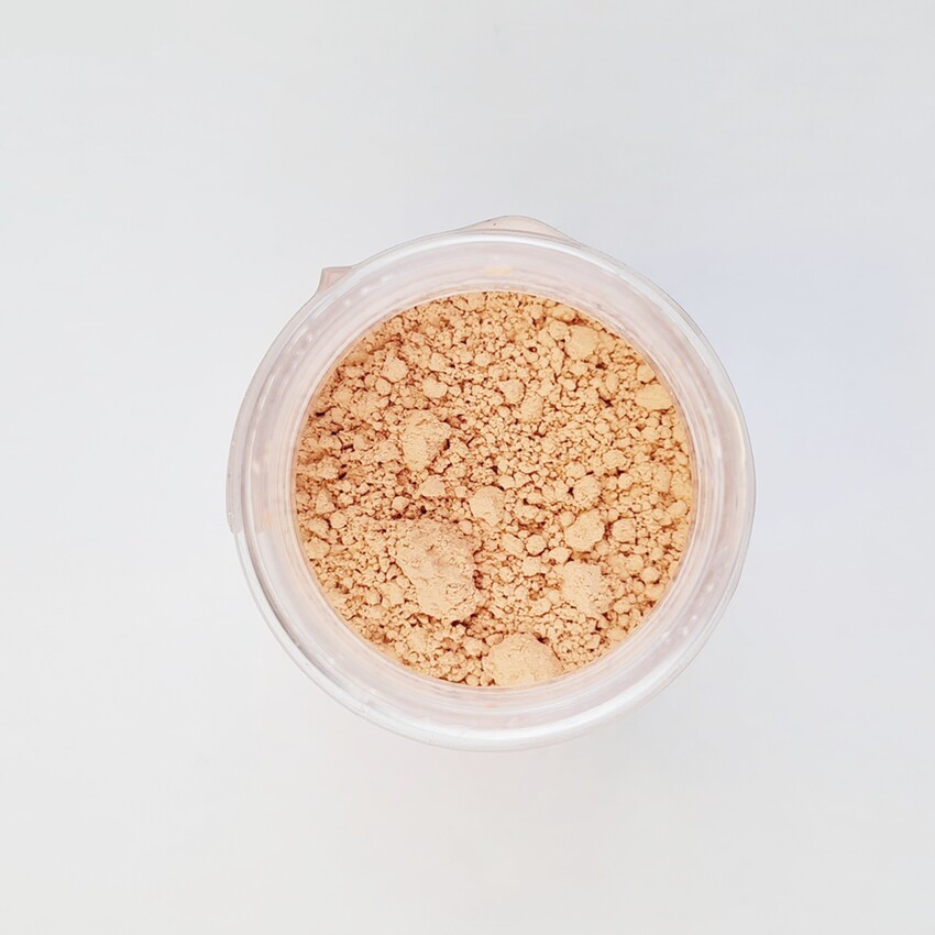 Photograph: Powdered Stain/Underglaze: High Temp Orange (Zr/Cd)