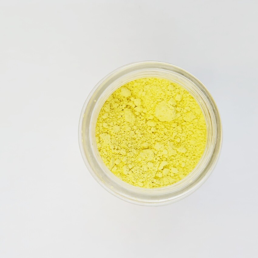 Photograph: Powdered Stain/Underglaze: High Temp Yellow (Zr/Cd)